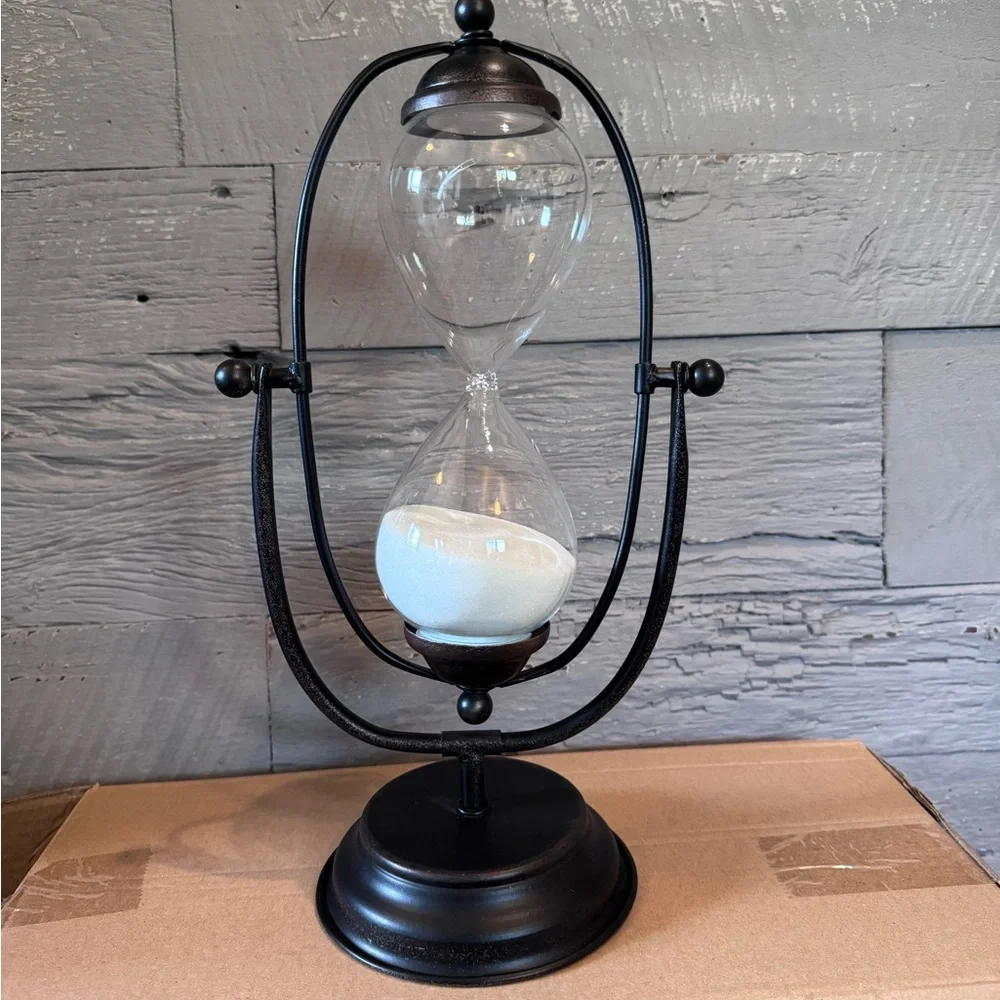 New in the box decorative hour glass